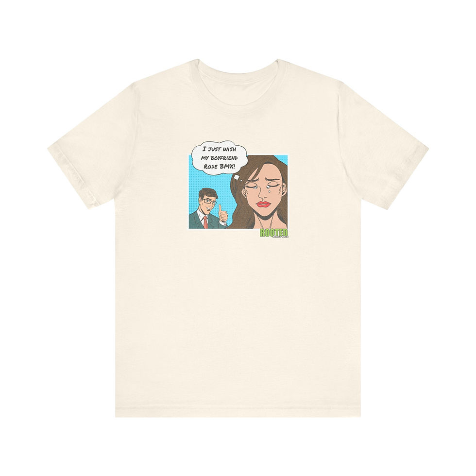 Thumbnail: Rooted "Boyfriend BMX" Unisex Jersey Short Sleeve Tee