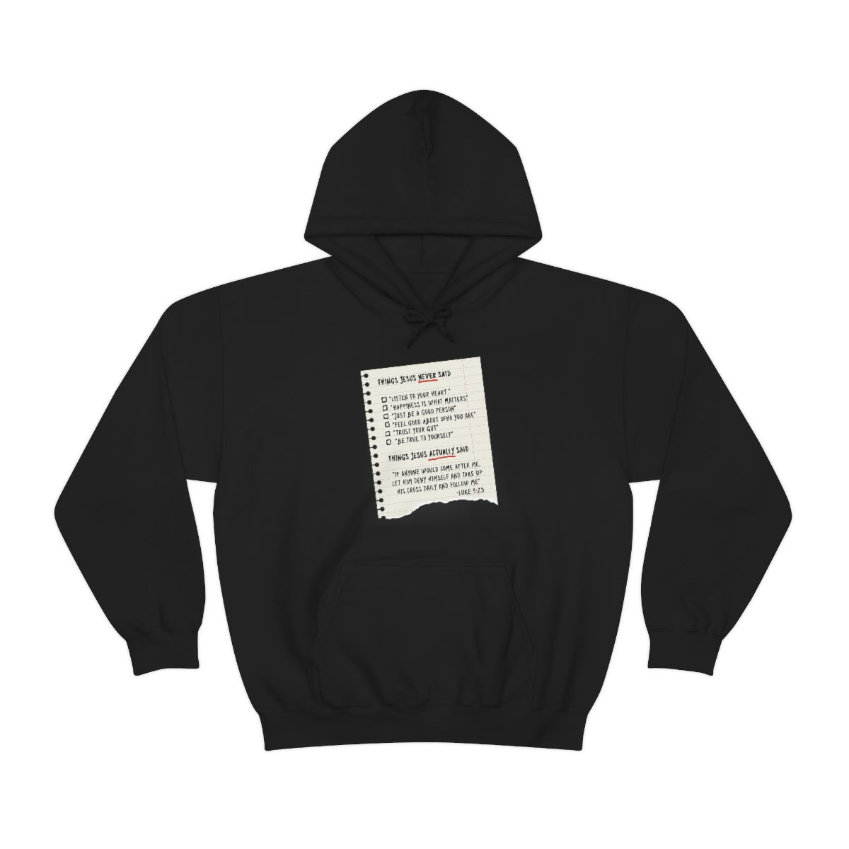 "Things Jesus Never Said" Heavy Blend™ Hooded Sweatshirt