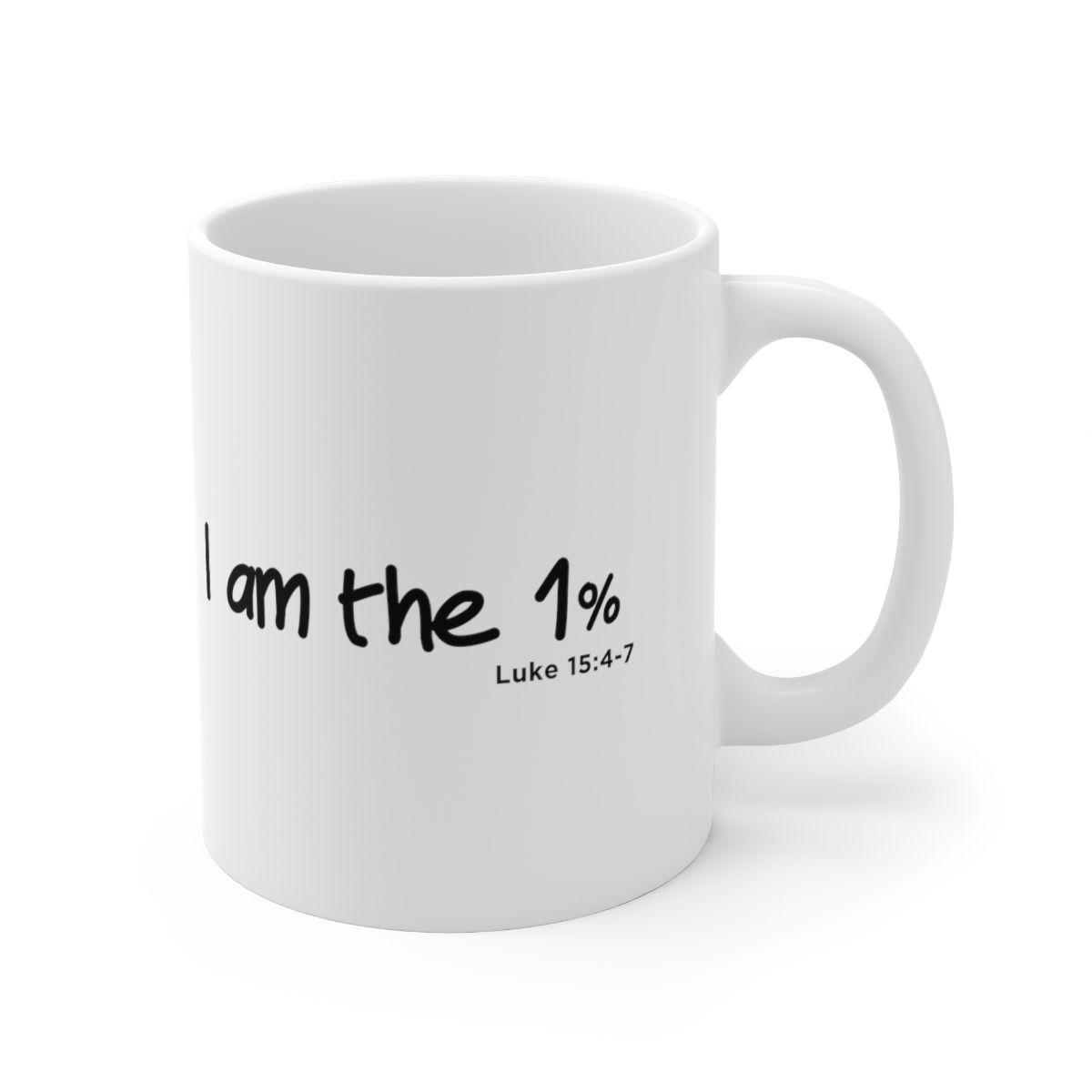 One Percent Ceramic Mug 11oz