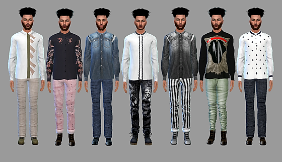 Tops Dl Men 4 Dreaming 4 Sims