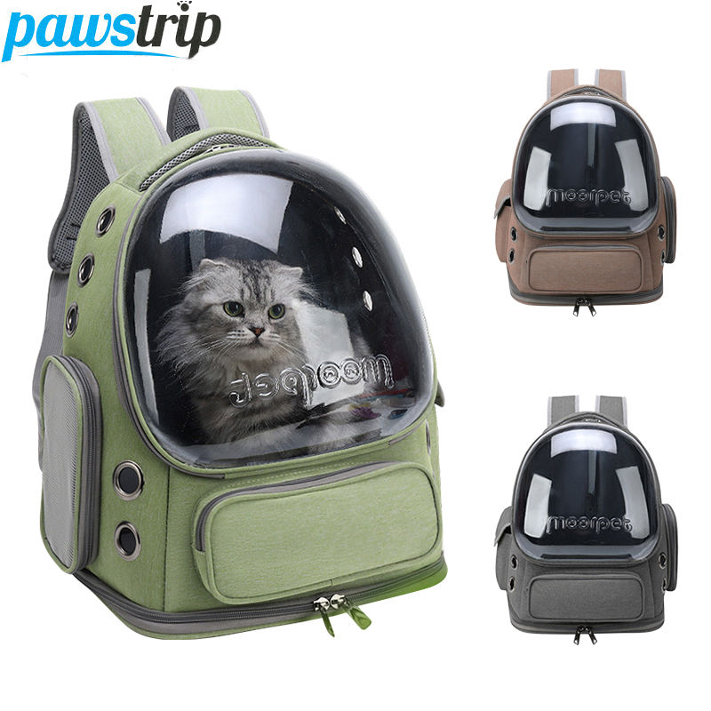 Transparent Pet Carrier Backpack- Breathable Travel Backpack for Cats&Small Dog