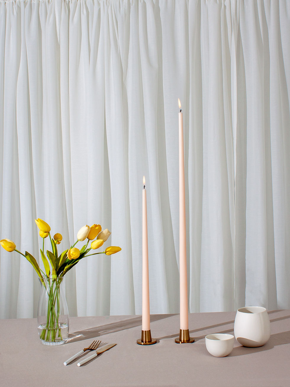 Thumbnail: Tapered candles -65cm (Pack of 2)