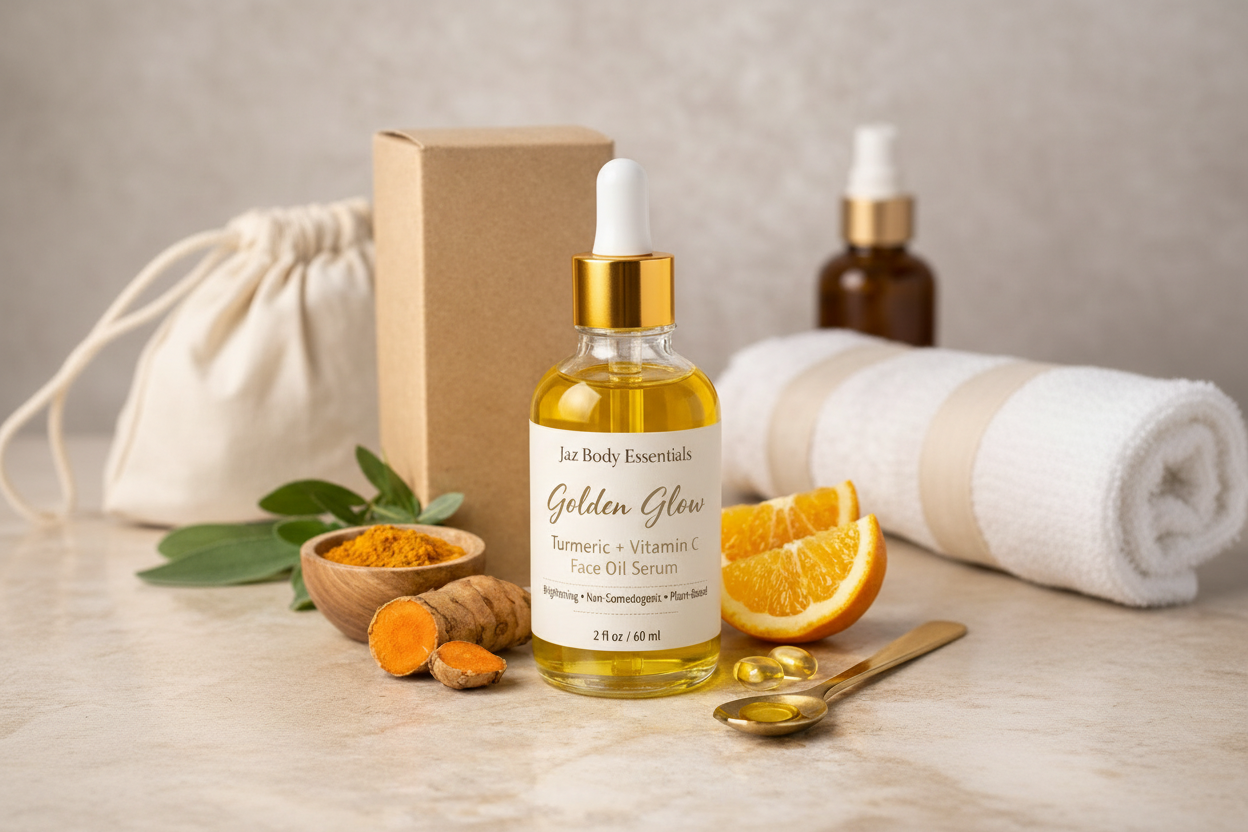 JAZ Body Essentials Golden Glow Turmeric Face Oil Serum