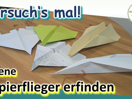 Papierflieger erfinden