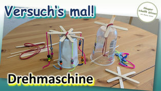 Drehmaschine - Physikexperiment für Kinder