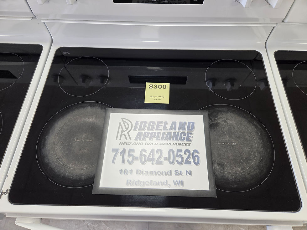 Thumbnail: Whirlpool Glass Top Electric Range