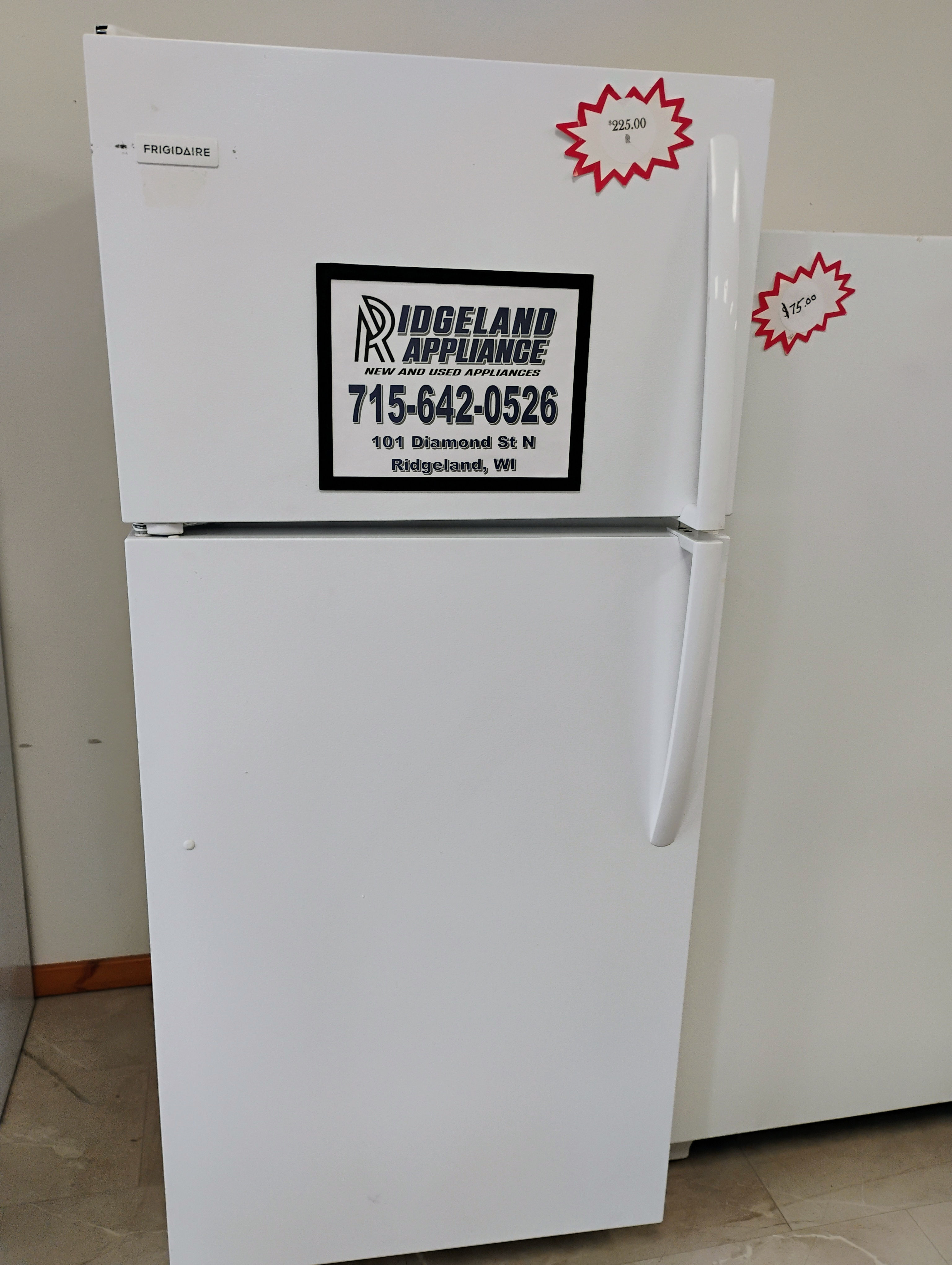 Frigidaire Top Mount Freezer