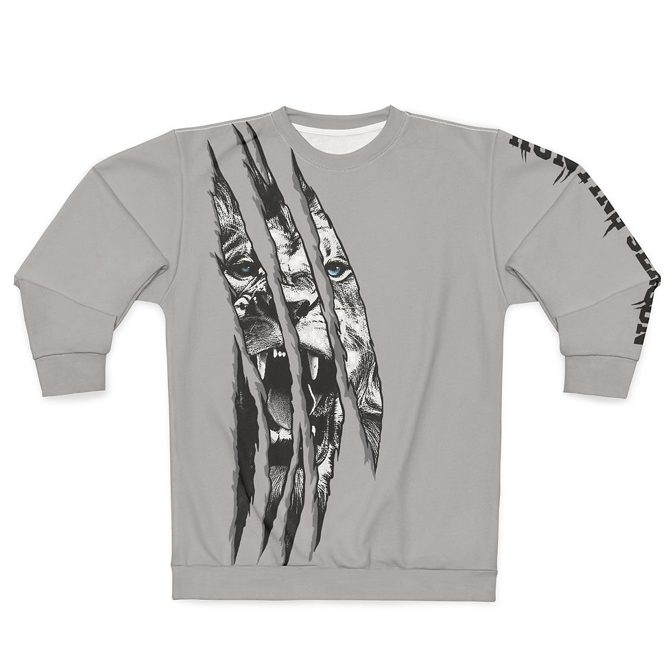 Detroit Lions Hunting Season Light Grey Sweatshirt