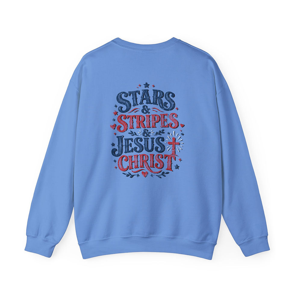 Thumbnail: Stars & Stripes & Jesus Christ Sweatshirt