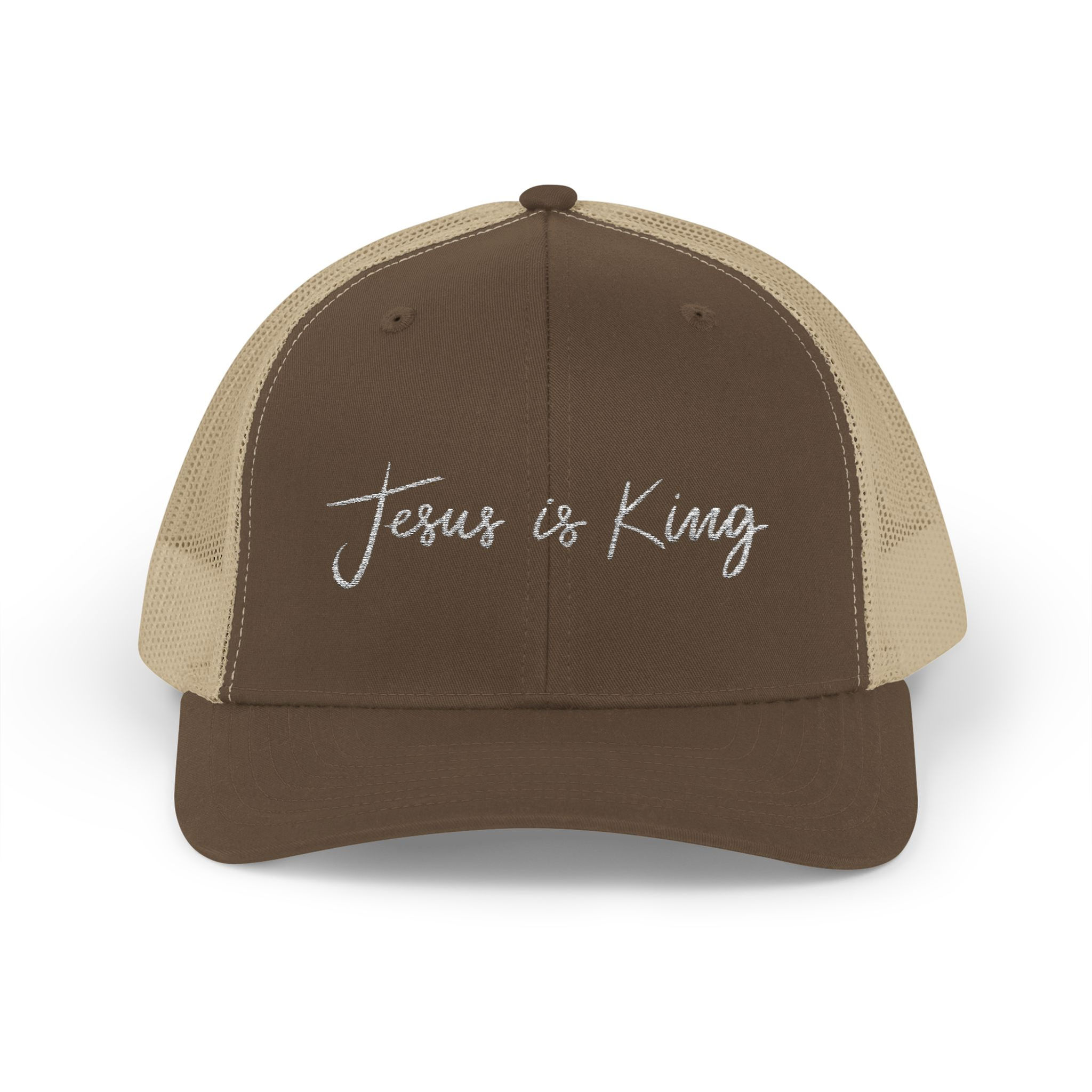 Jesus Is King Snapback Trucker Cap