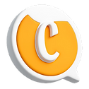 Cheerschat Icon 3D Render