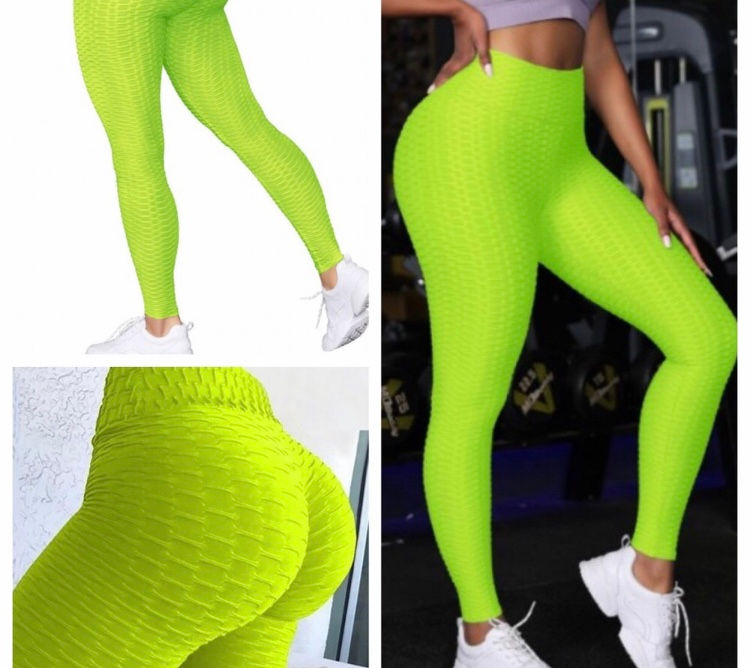 Thumbnail: Honeycomb Brazilian Butt Lifting Yoga Pant Legging w/High Waist (7 colors)