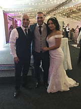 Bride and Groom Wedding Entrnce