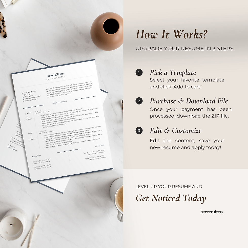 Thumbnail: Instructions on how to get and use resume template