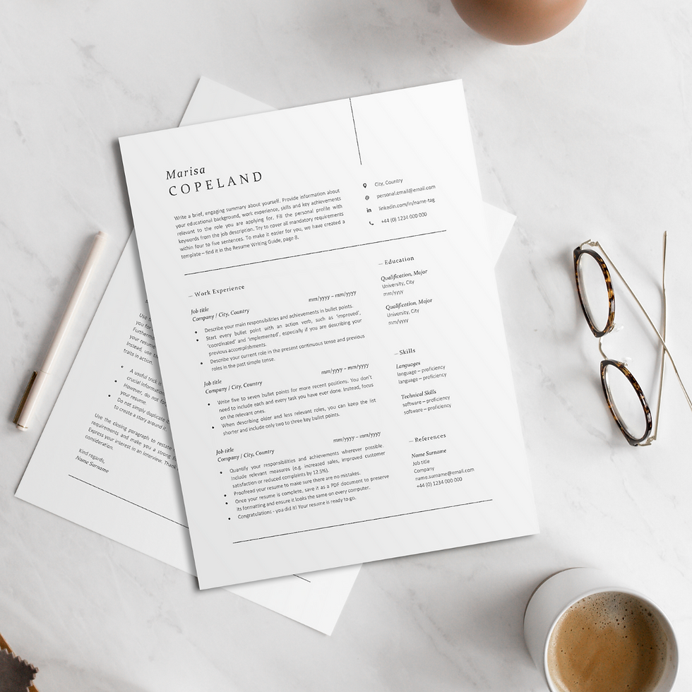 Thumbnail: Modern Resume Design
