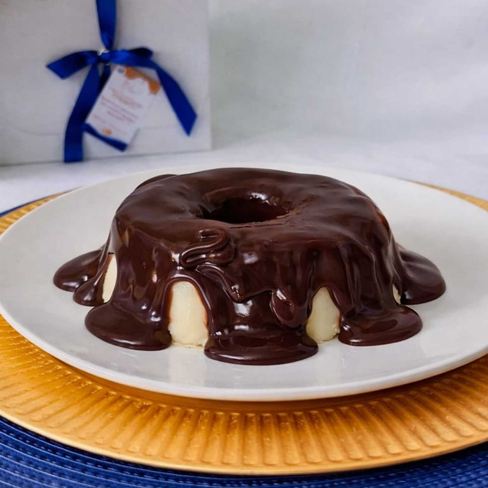 pudim gourmet de ninho com nutella da caramelle