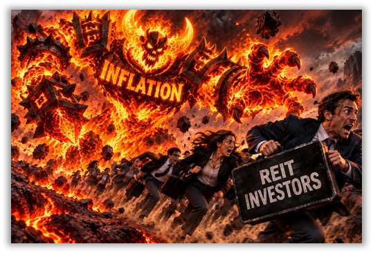 INFLATION FEARS & REITS: -3.14% in August, +15.3% YTD