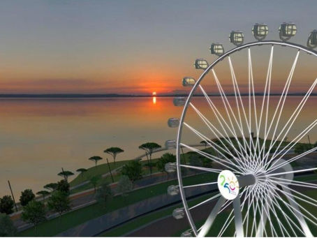 Porto Alegre terá RODA-GIGANTE na orla do Guaíba.
