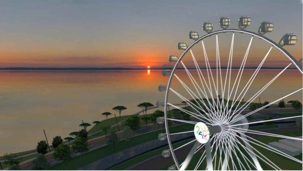 Porto Alegre terá RODA-GIGANTE na orla do Guaíba.