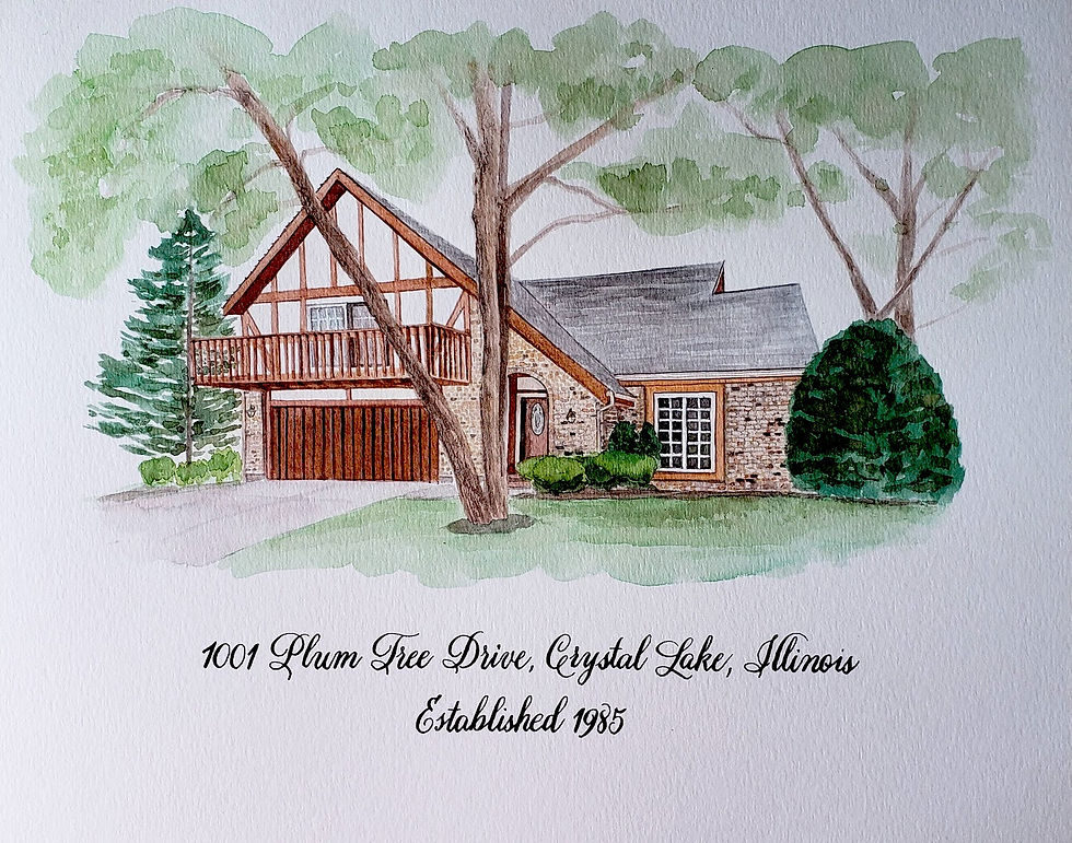 Thumbnail: Watercolor Houses
