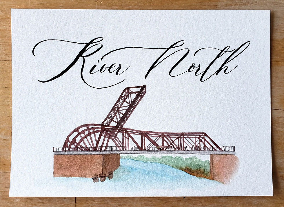 Thumbnail: Watercolor Chicago Table Names