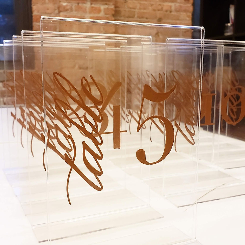 Thumbnail: Acrylic Table Number