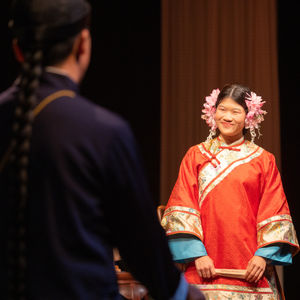 The Chinese Lady, Afong Moy costume designed by Huaixiang Tan and draped by Sumalee Eaton