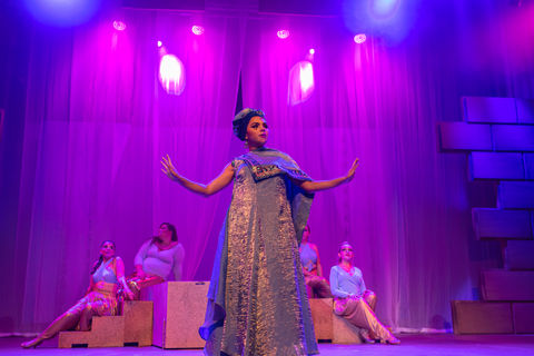 Costume built by Sumalee Eaton for Aida, designed by Indigo Leigh