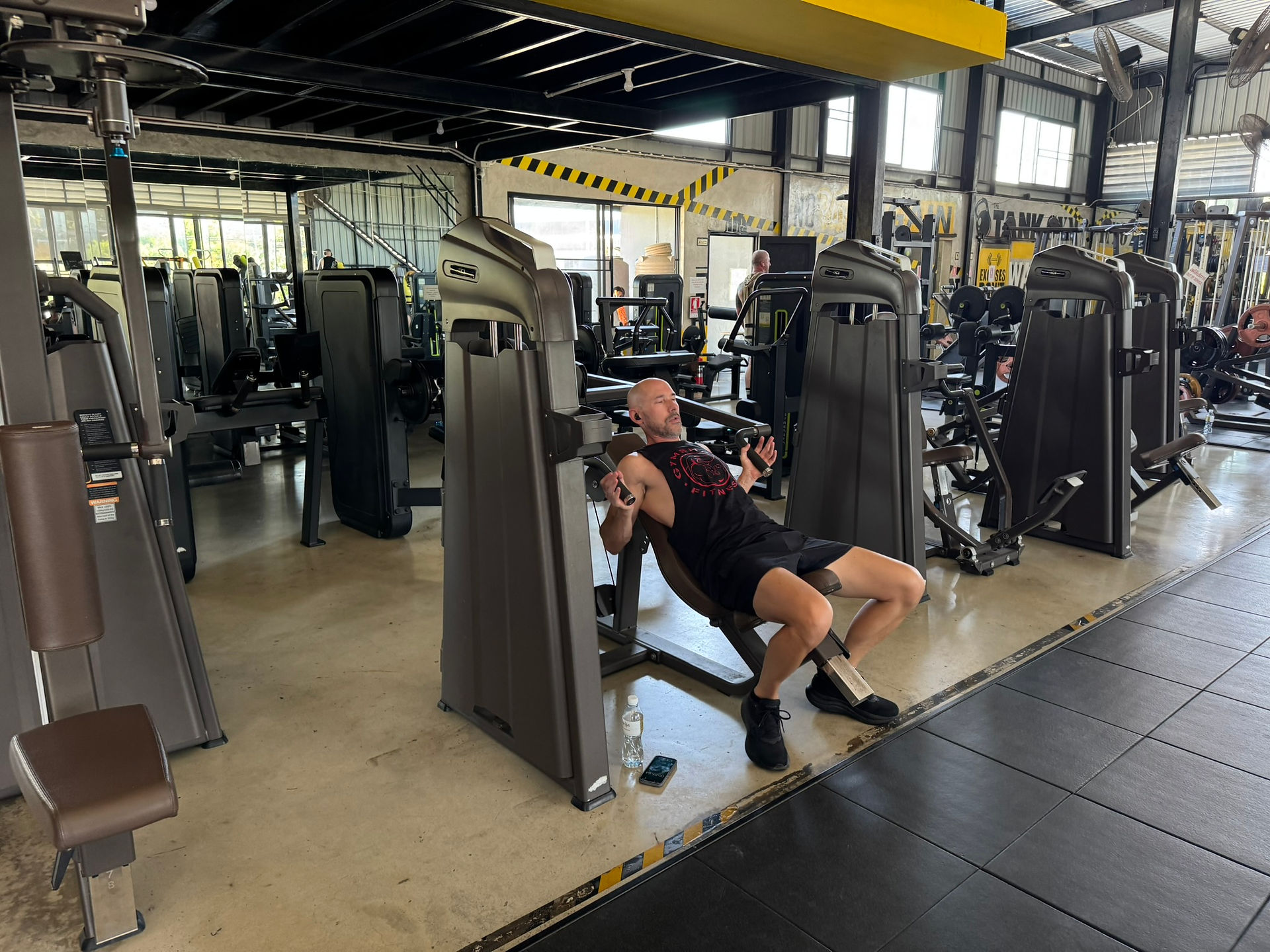 The Tank Gym chest machines