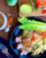 Arranged Food and Objects