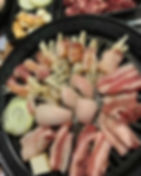 Arranged Food and Objects