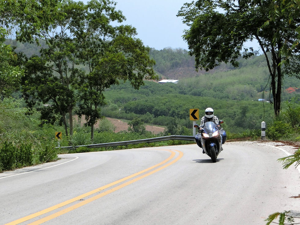 Touring Thailand on motorbikes.
