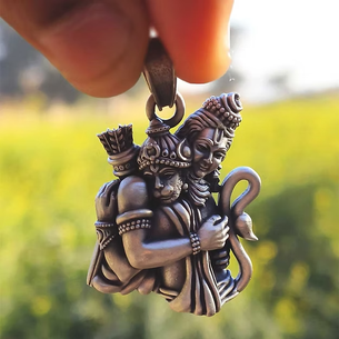 Hanuman Locket in Silver