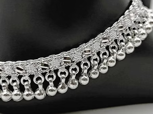 Dulhan Silver Payal Designs