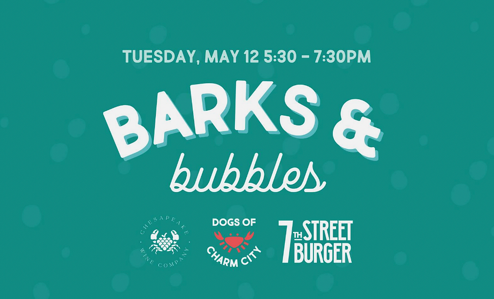 Barks & Bubbles at Chesapeake Wine Co.