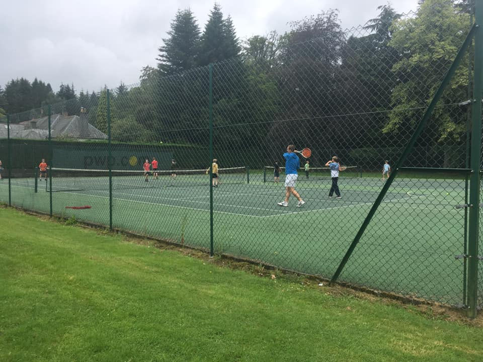 Tennis with group 5