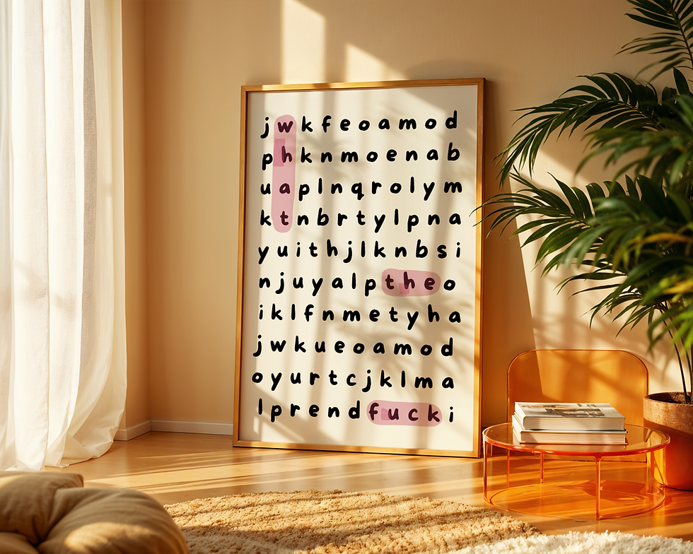 Thumbnail: What The Fuck Art Print