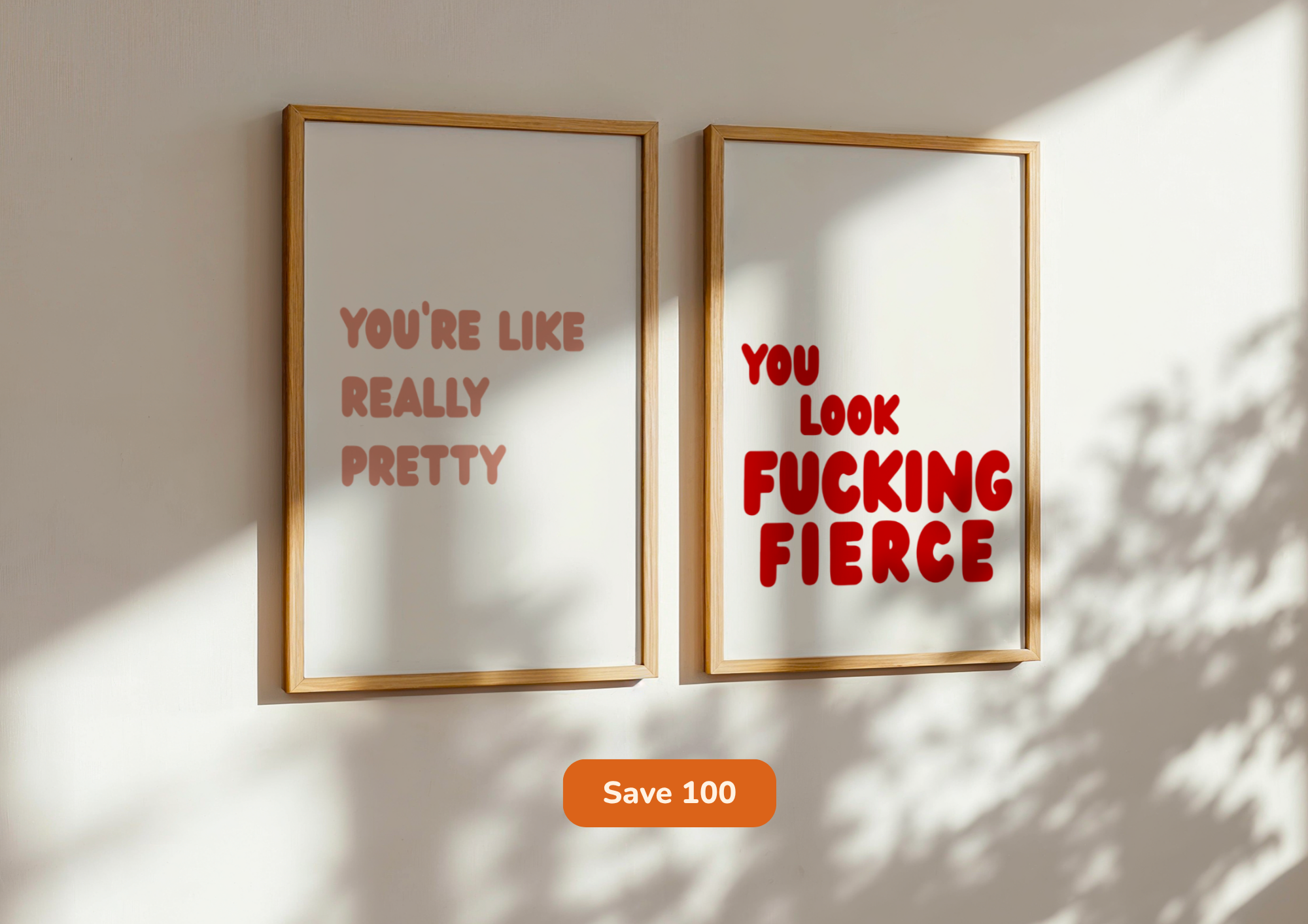 The Framed Pair (2 x A3 Framed Prints) Mix & Match