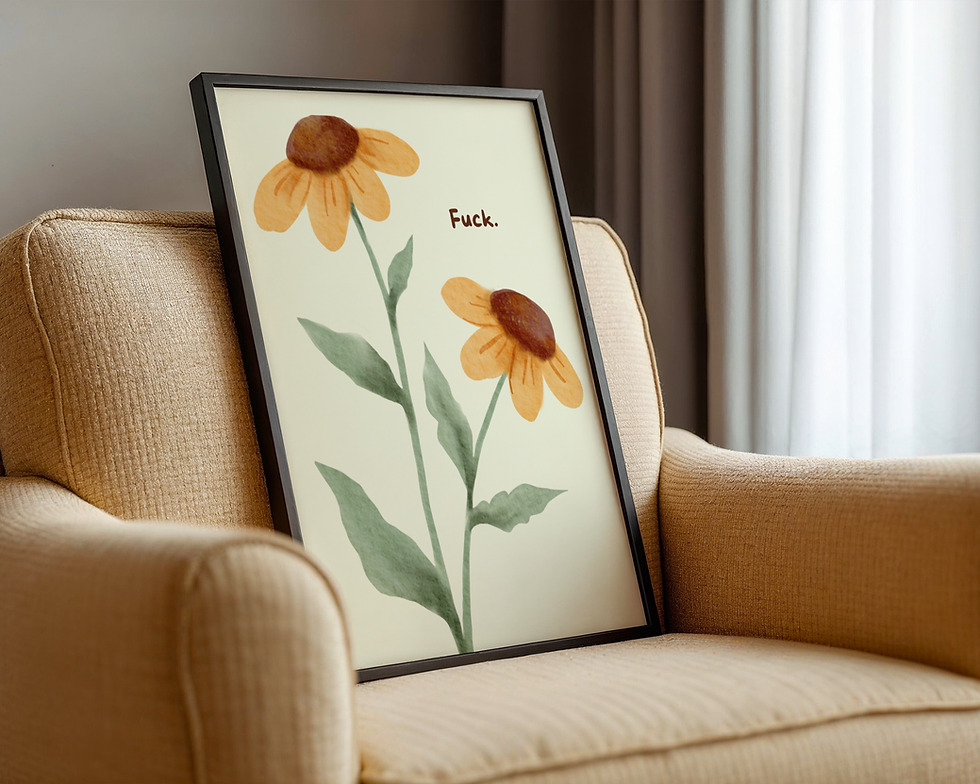 Thumbnail: Fuck (But Make It Cute) Art Print
