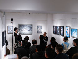 Installation view of Misuzu Shibuya's solo exhibition "Eclipse" at Art Gallery M84, Tokyo.