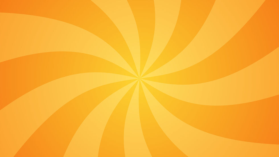 Orange abstract comic book background. Rays, spiral. The classic gradient. Vector illustration.