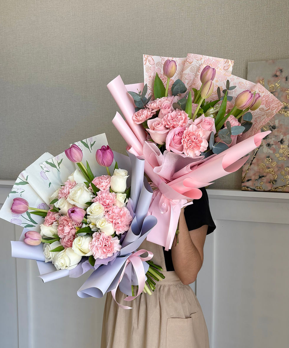Rosas y Tulipanes 