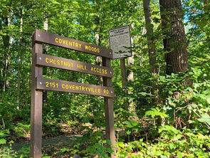 Major Improvements Made to Coventry Woods Chestnut Hill Road Trailhead