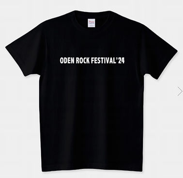 ODEN ROCK FESTIVAL 24 Tシャツ おもて