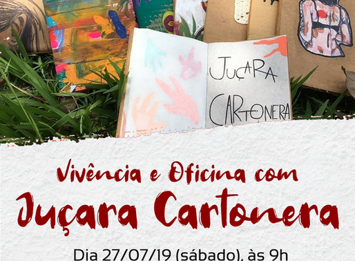 Coletivo Juçara Cartonera realizará oficina no Casa d'Arte Centro de Cultura neste sábado (27)