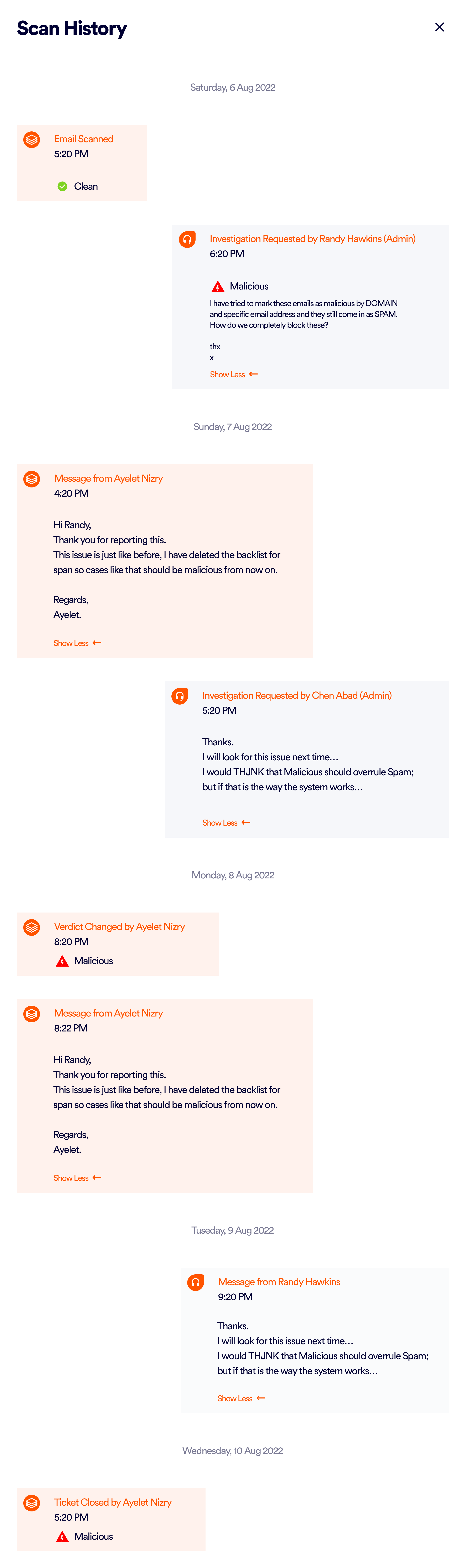 Chat model — open state