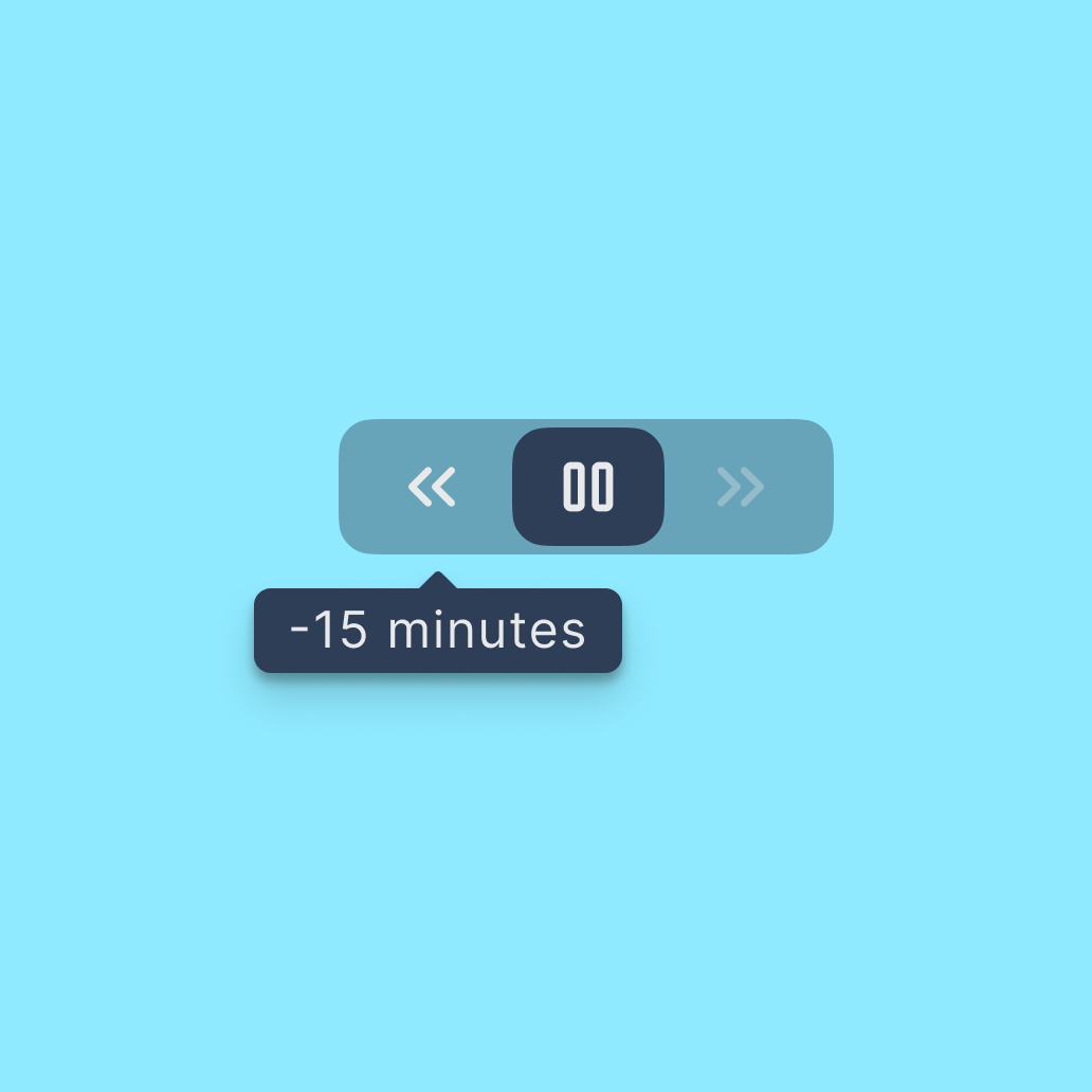 Live streaming status indicators