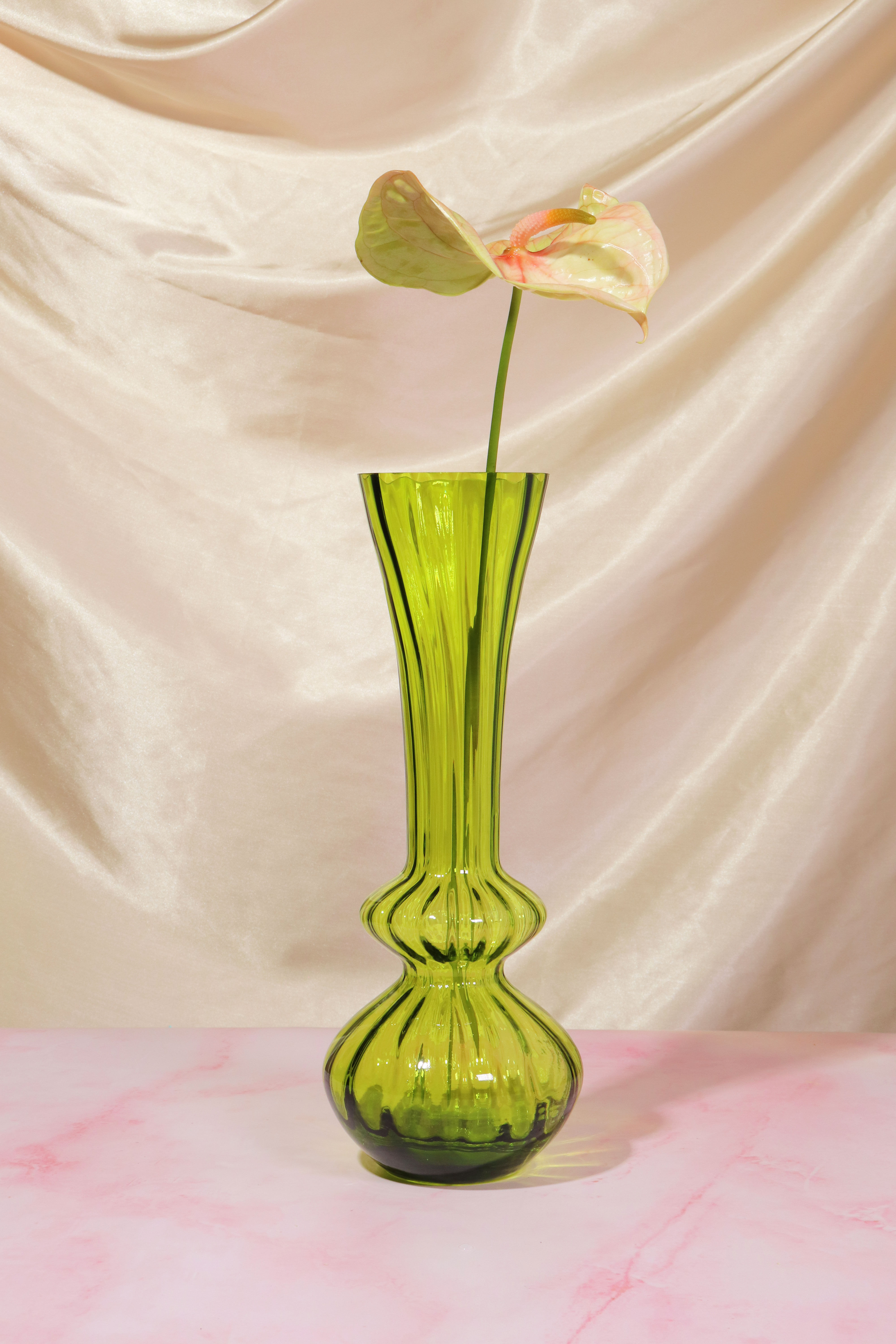 Green Abstract Vase
