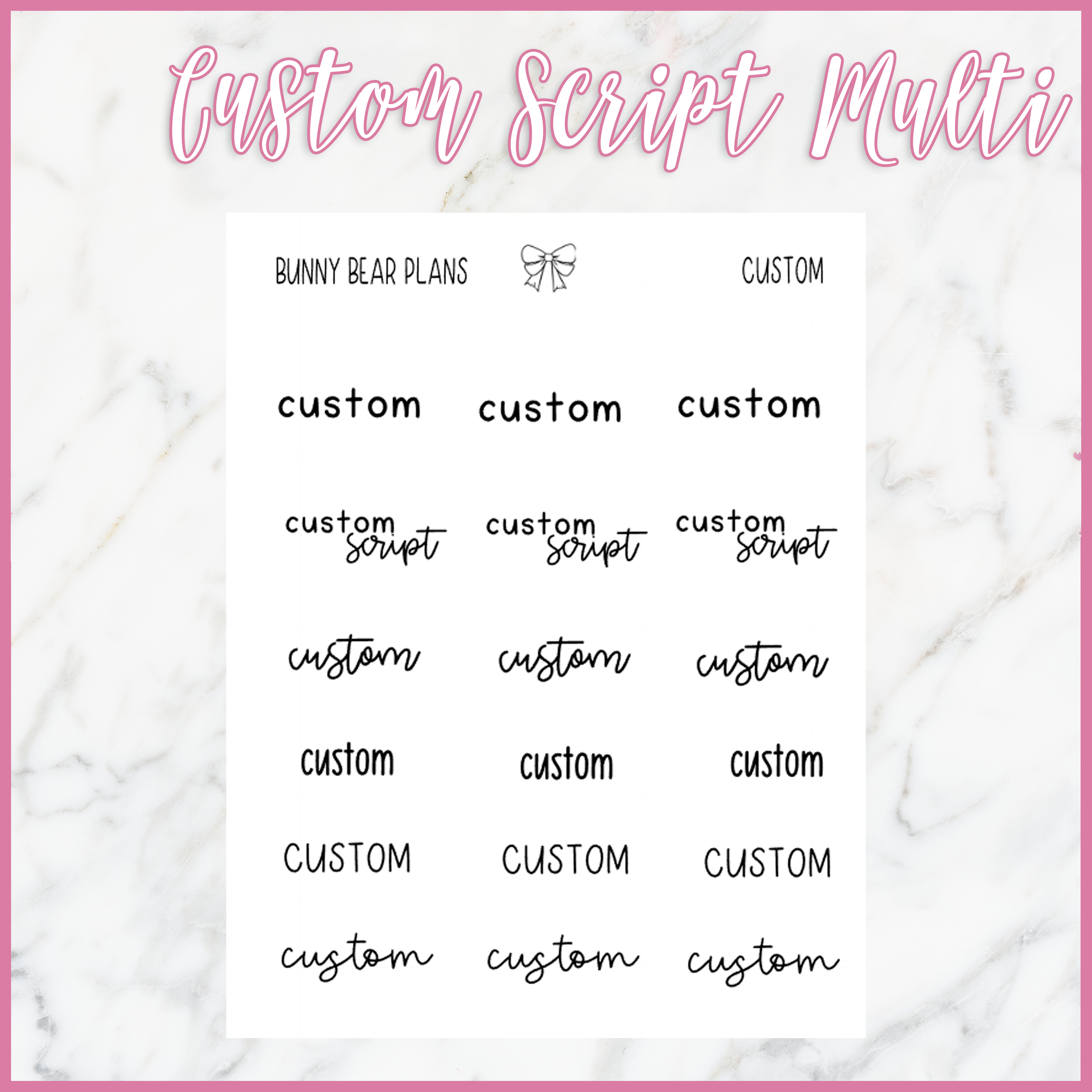 Scripts - Custom Multi