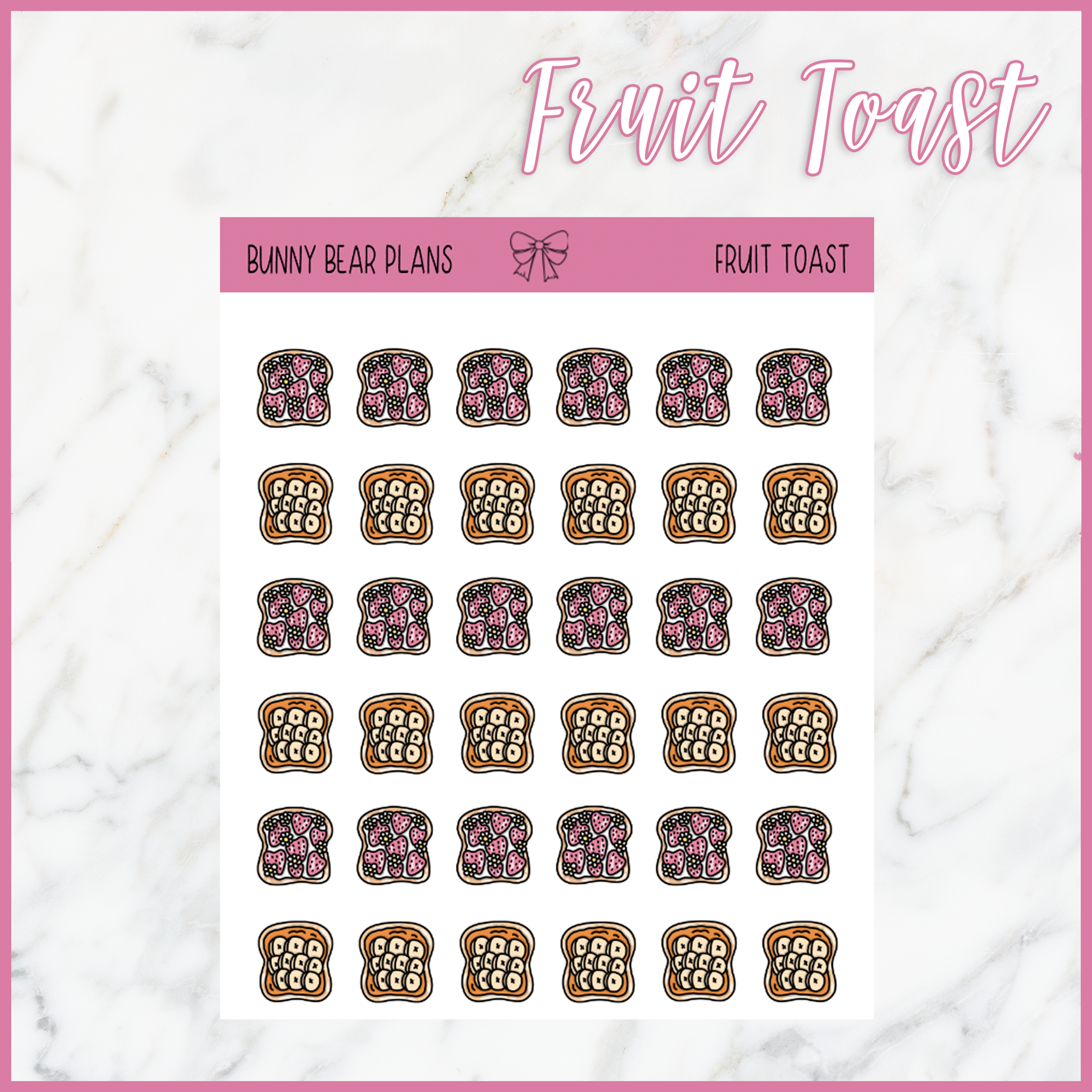 Fruit Toast Doodle